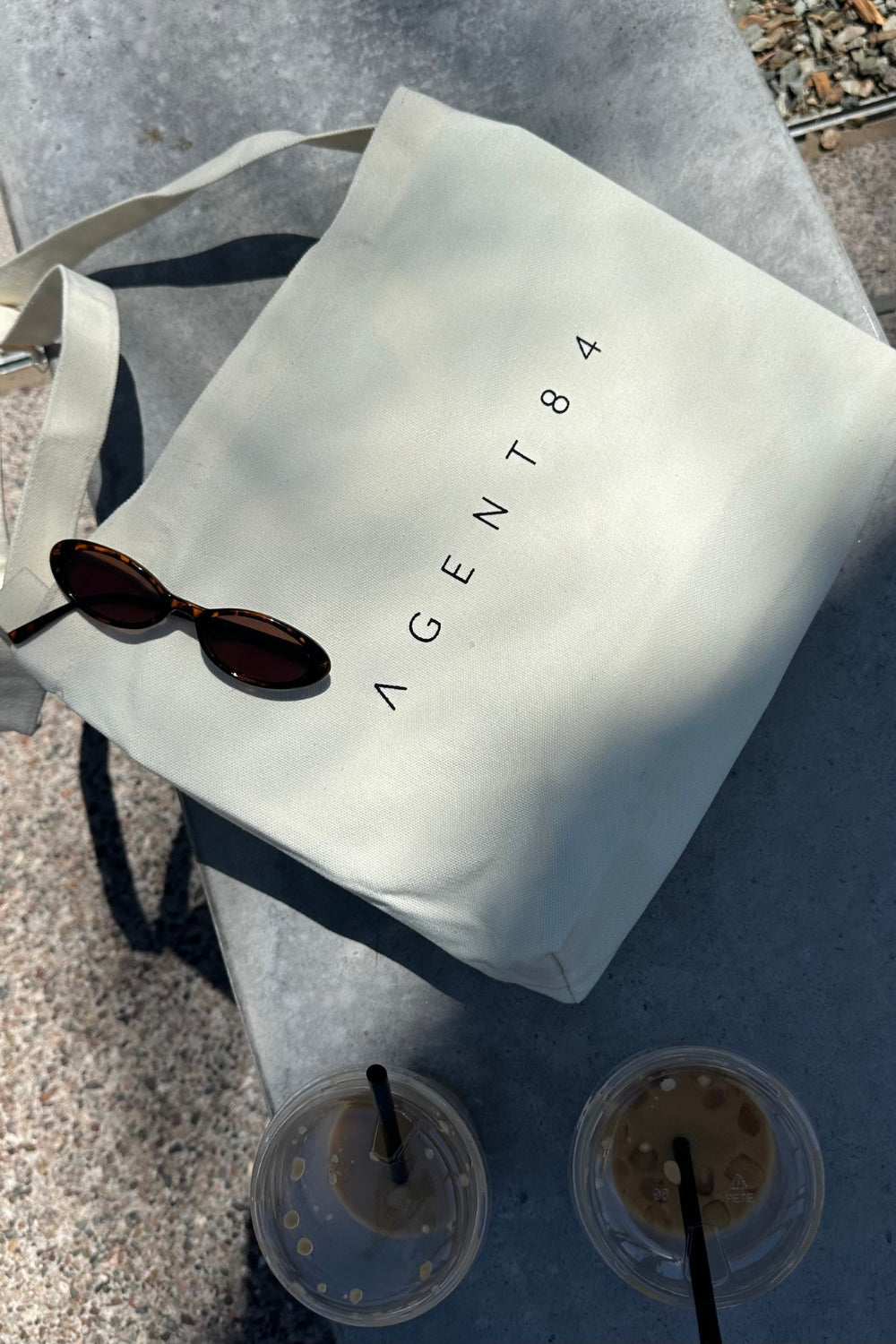 Canvas Tote Bag - Cream Sand