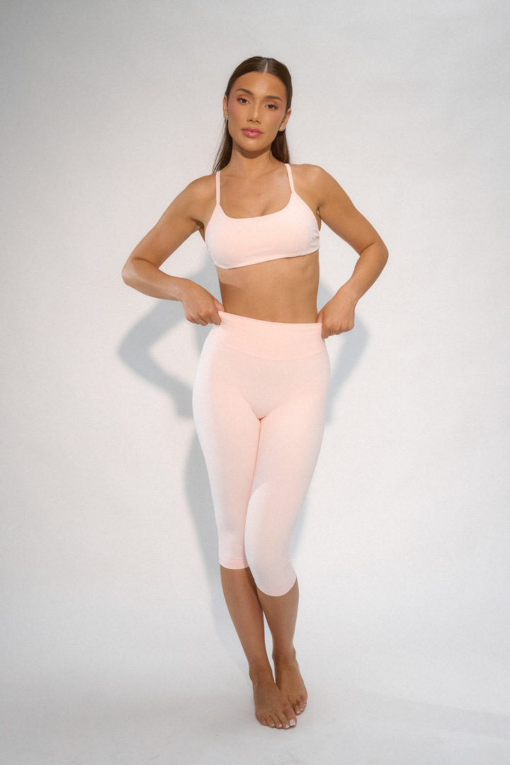 Cali Icon Capri - Pink Icing