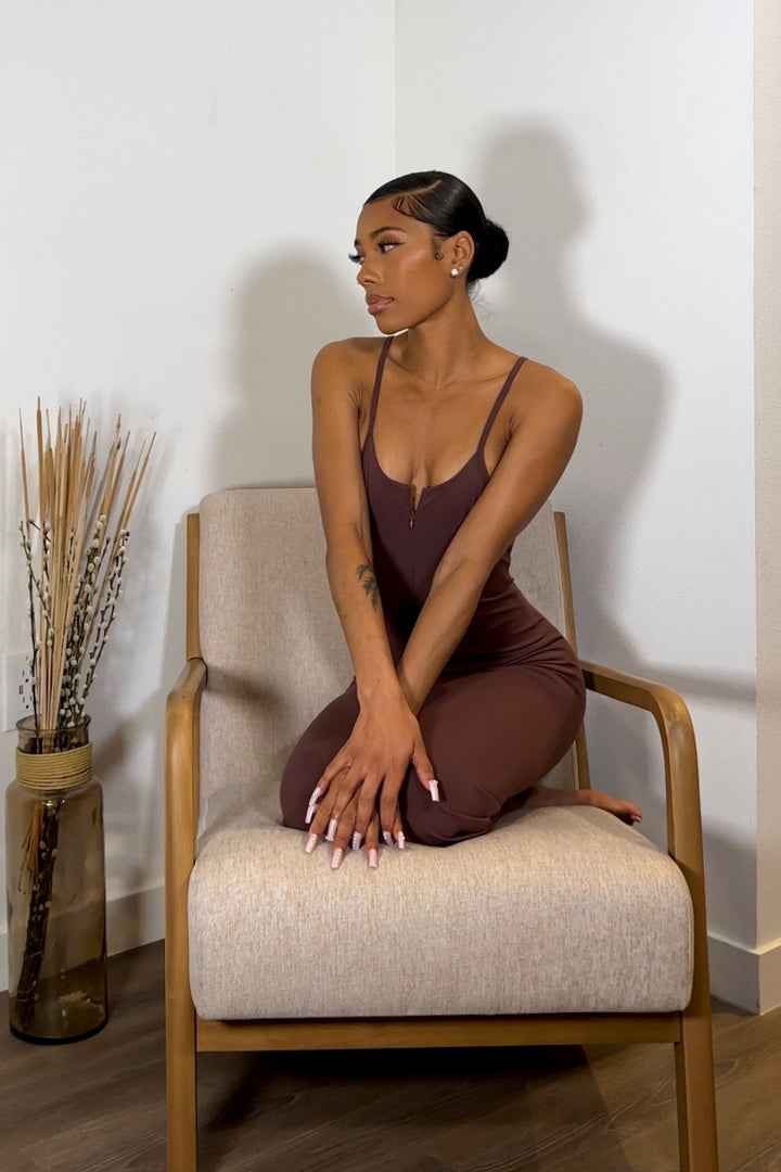 Billy Dress - Mahogany