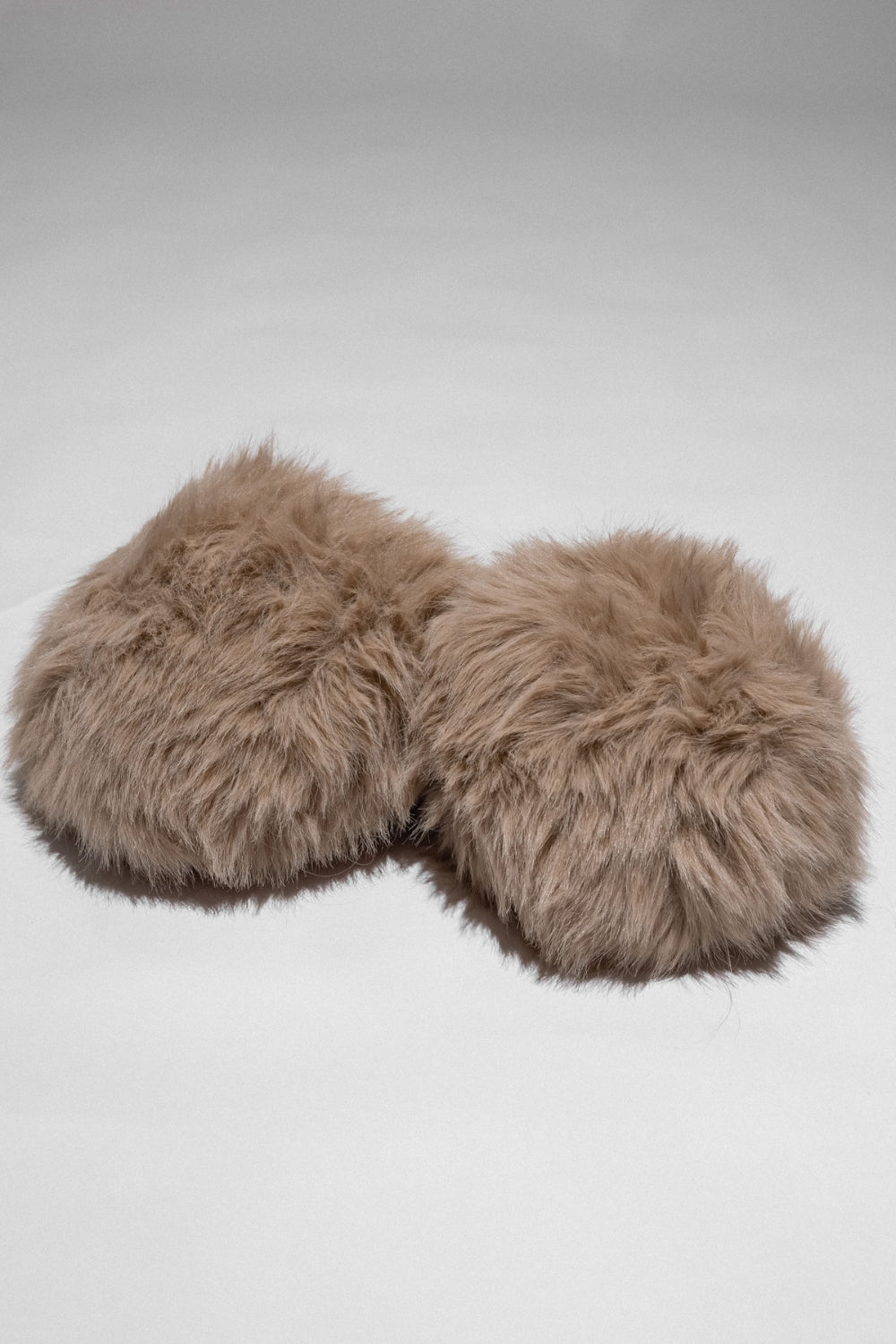 Off Duty Fluffy Slipper - Khaki