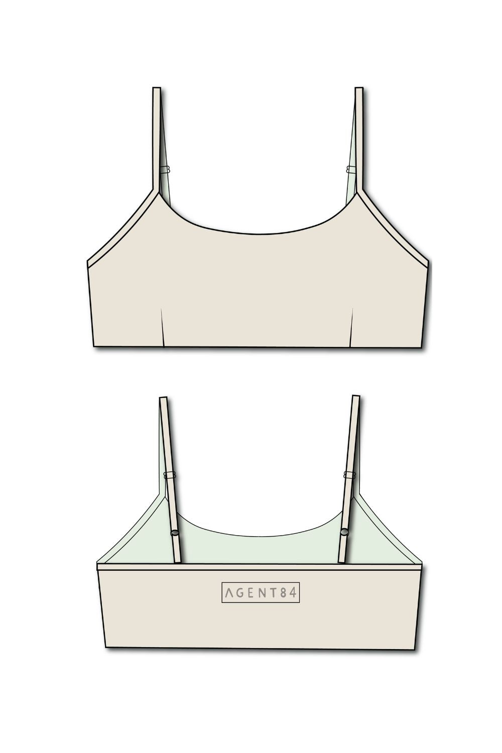 Bay Bra V2 - Milk
