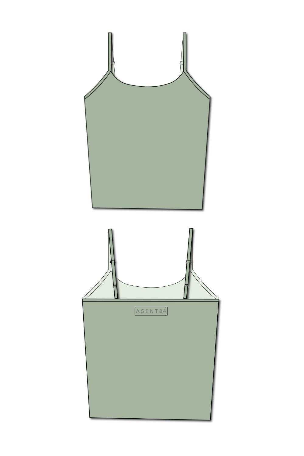 Bay Tank - Matcha Cream