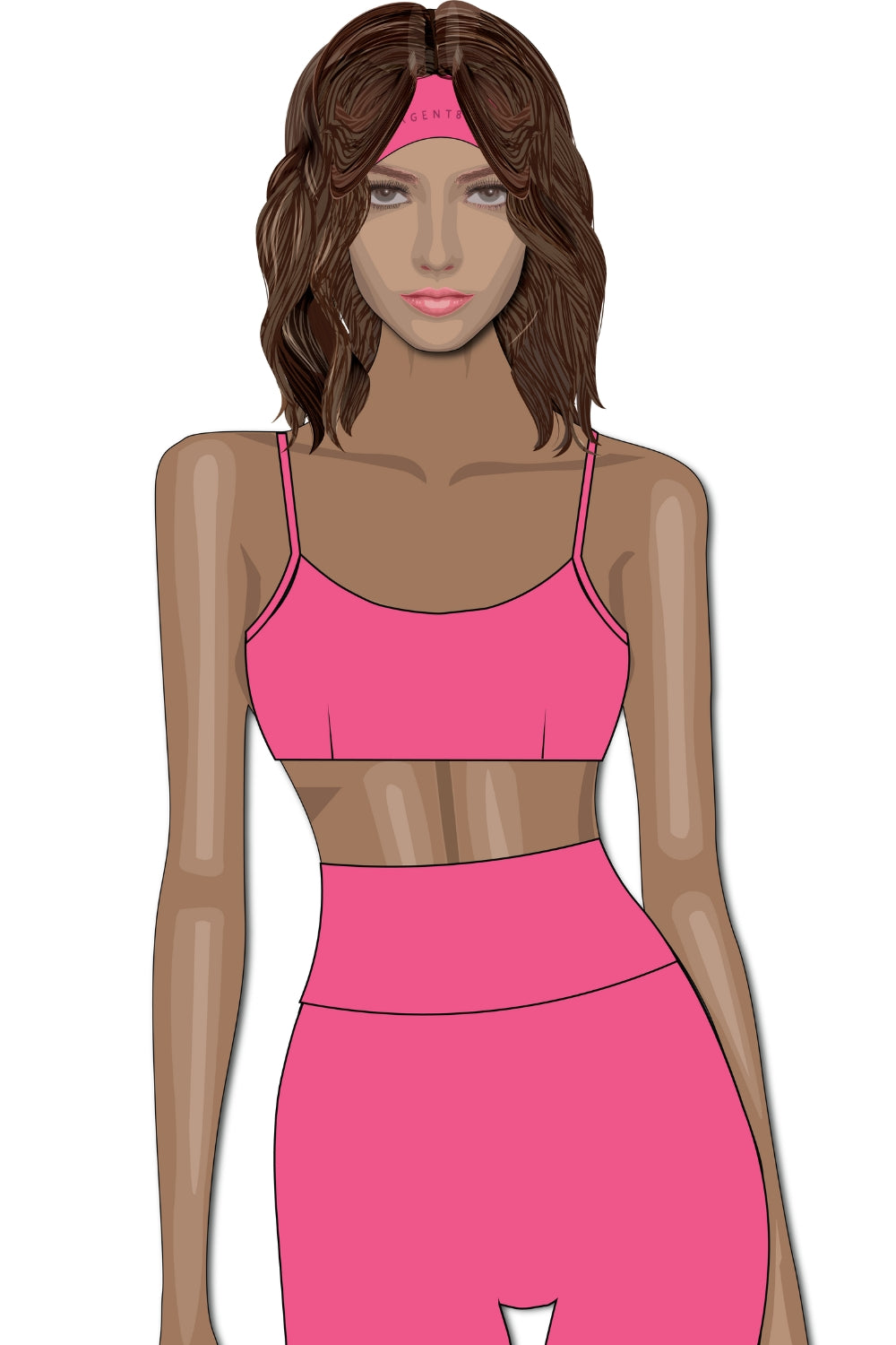 Bay Bra V2 - Electric Pink