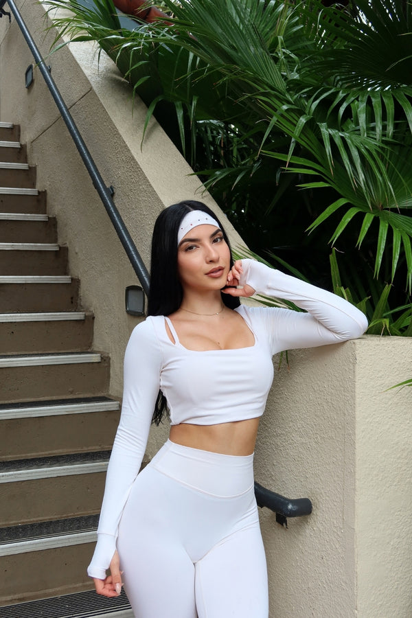 Melrose Crop L/S - Milk