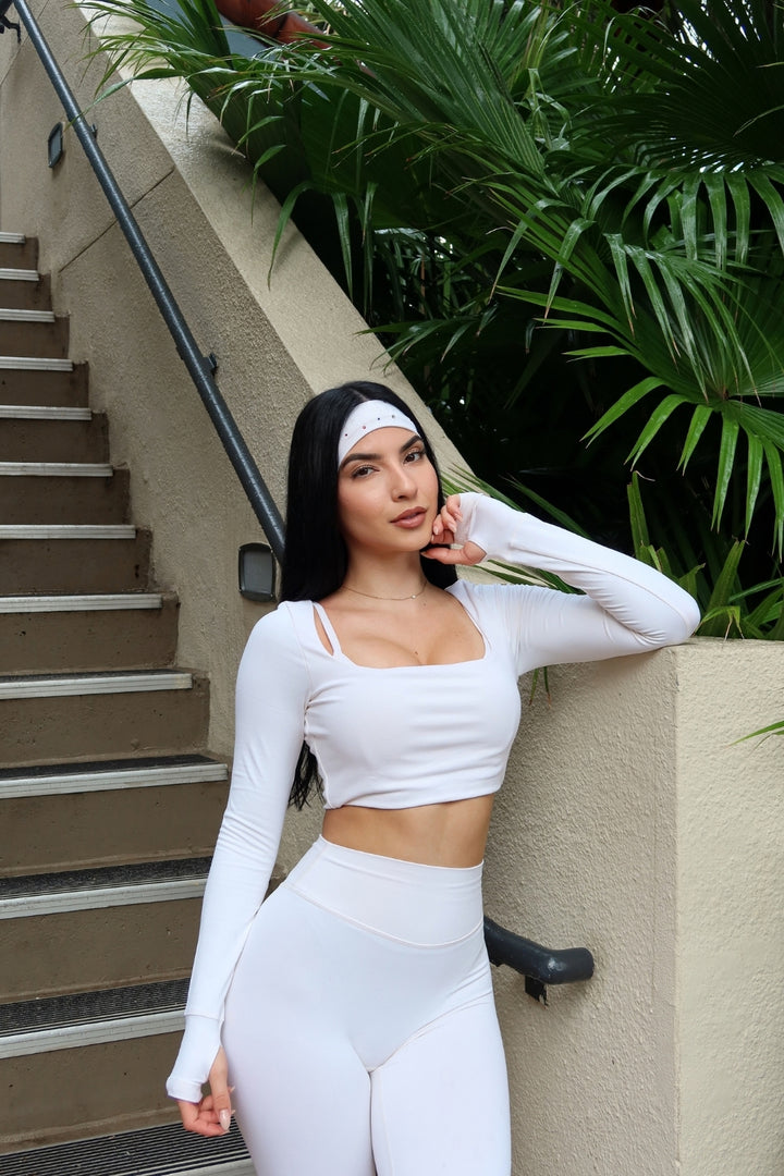 Melrose Crop L/S - Milk