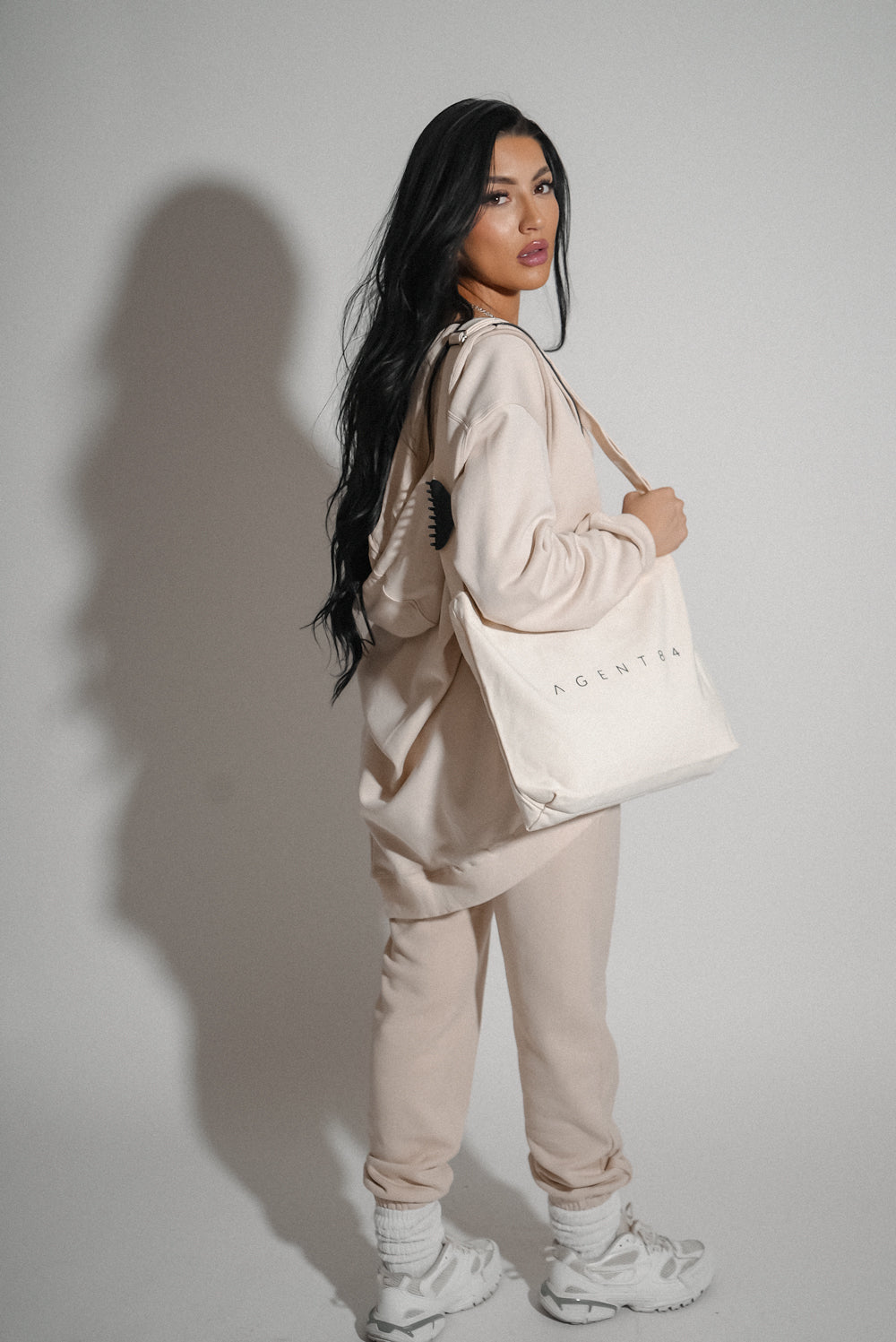 Oversized Zip-up Hoodie - Dew