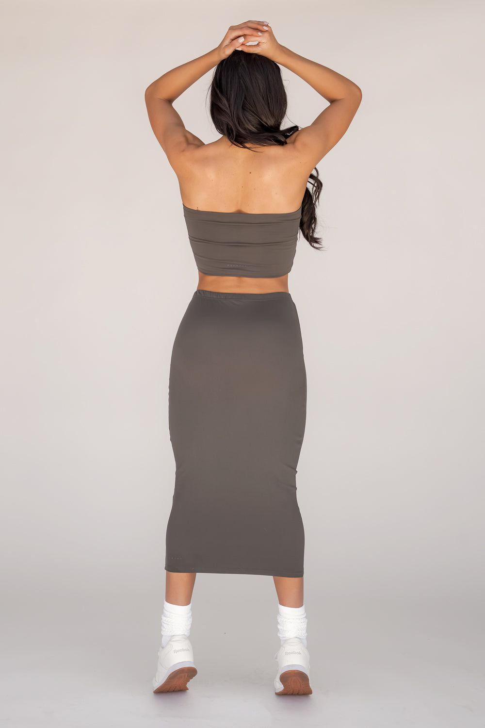 Celina Midi Skirt - Earth