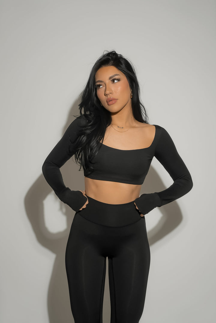 Melrose L/S - Black