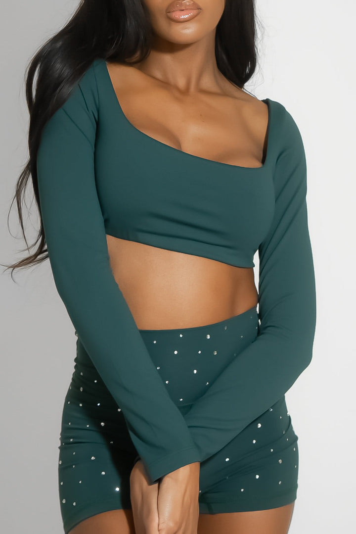 Melrose L/S - Emerald