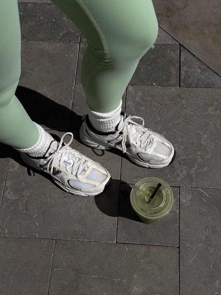 Icon Legging - Matcha Cream