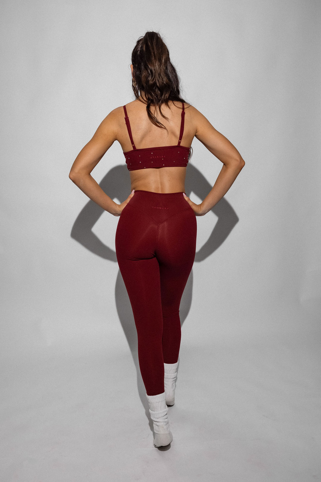 Icon Legging - Burgundy