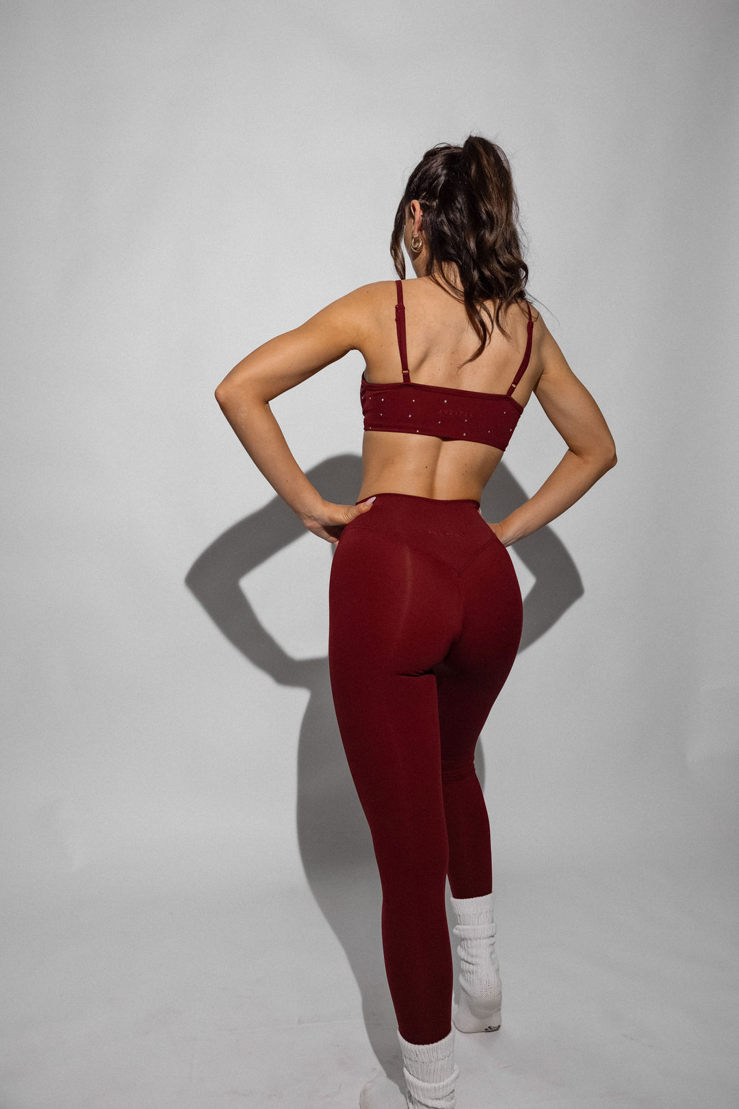 Icon Legging - Burgundy