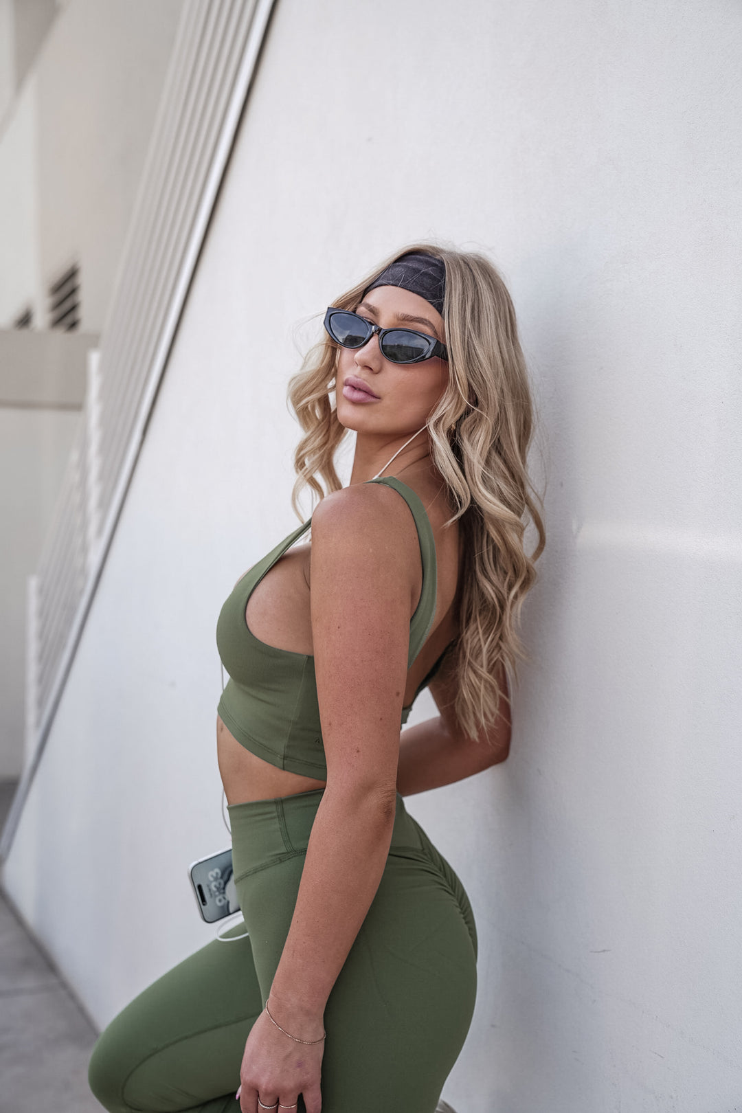 Bailey Crop Bra - Clover