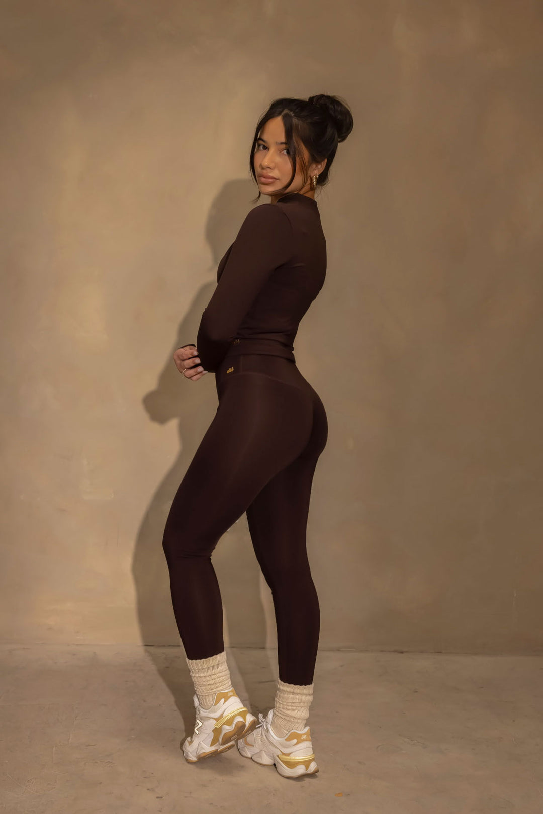 Subtle Scrunch Legging - Espresso