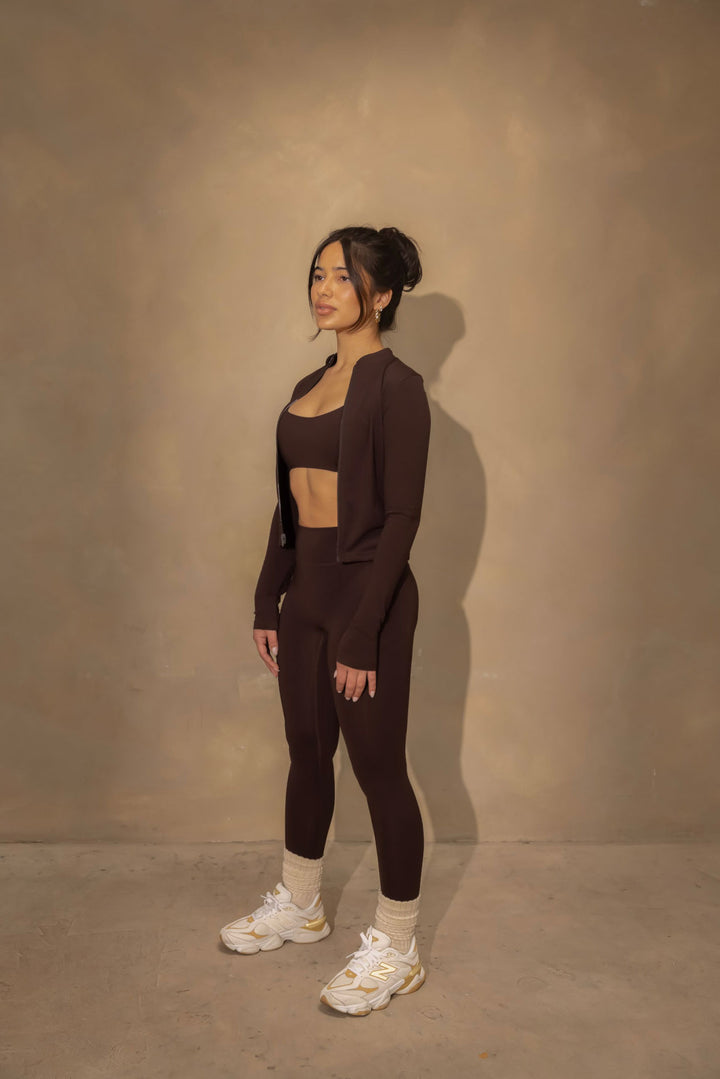 Subtle Scrunch Legging - Espresso