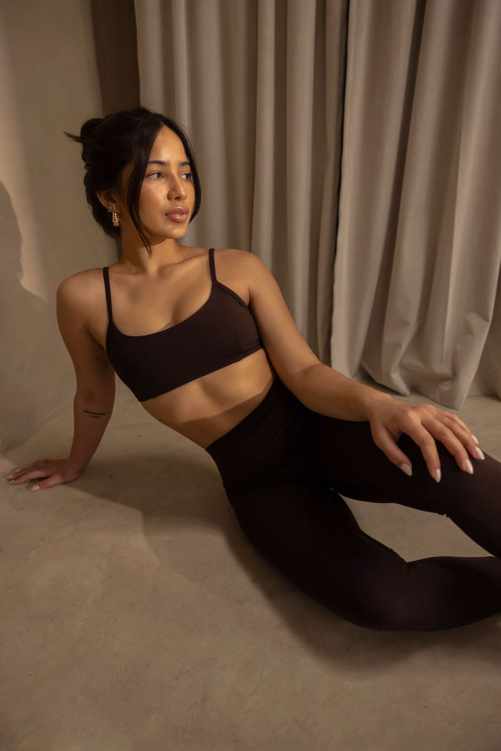 Subtle Scrunch Legging - Espresso