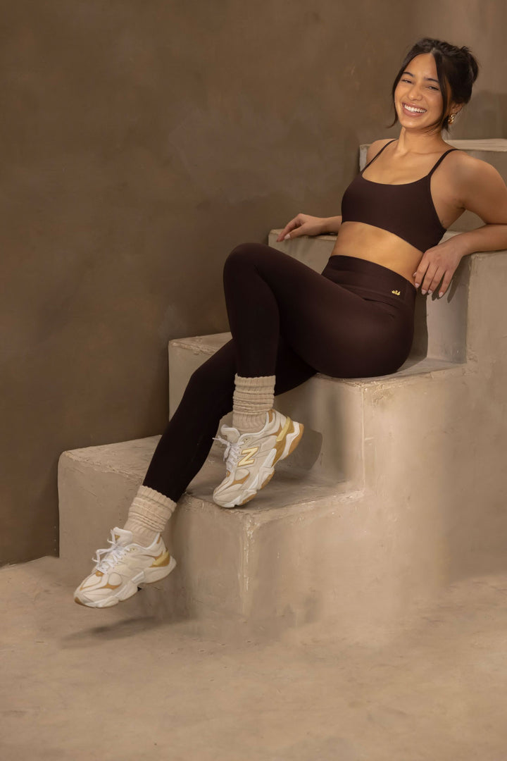 Subtle Scrunch Legging - Espresso