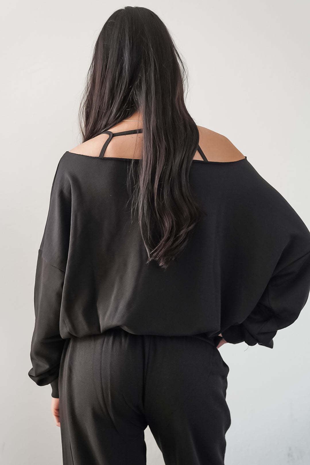 Slouchy Sweatshirt - Black