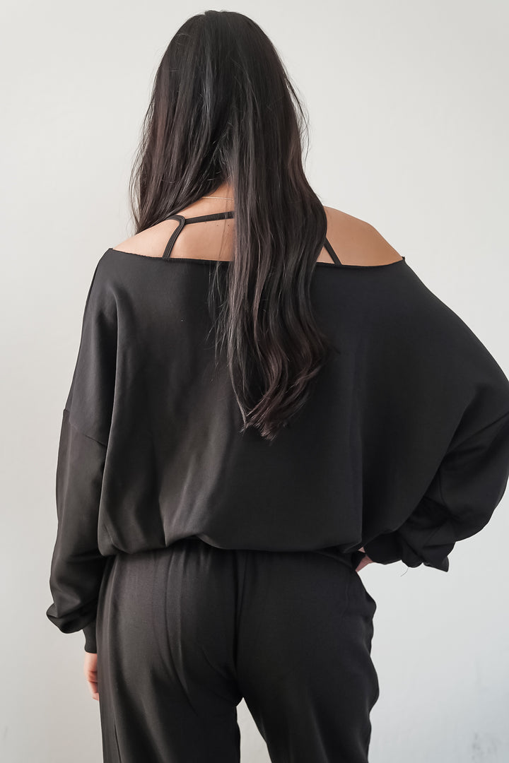 Slouchy Sweatshirt - Black