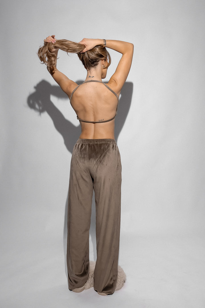 Barely There Bralette - Earl Grey Velvet