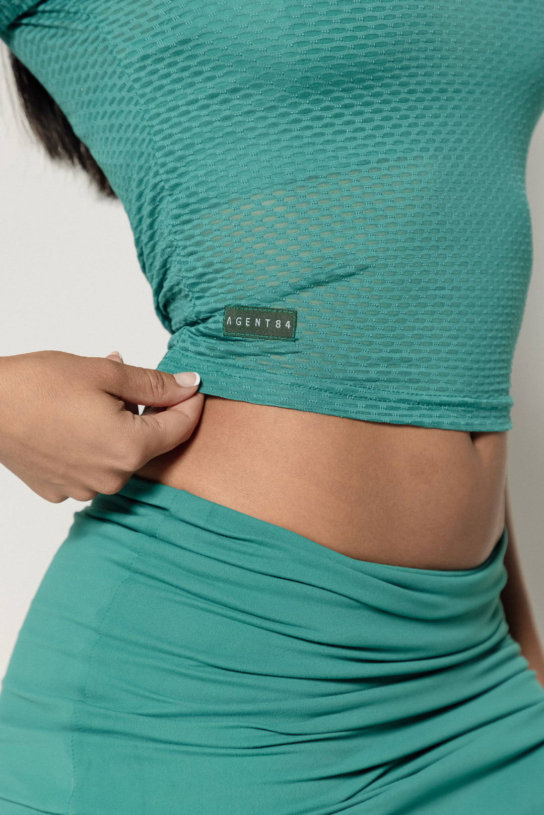 Melissa Mesh Tee - Jade