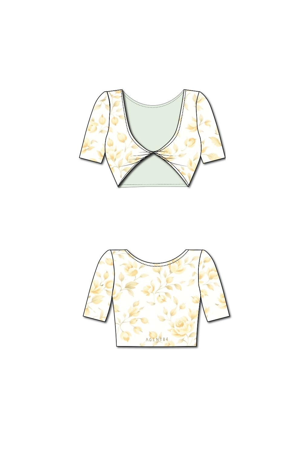 Laguna Tee - Micro Floral