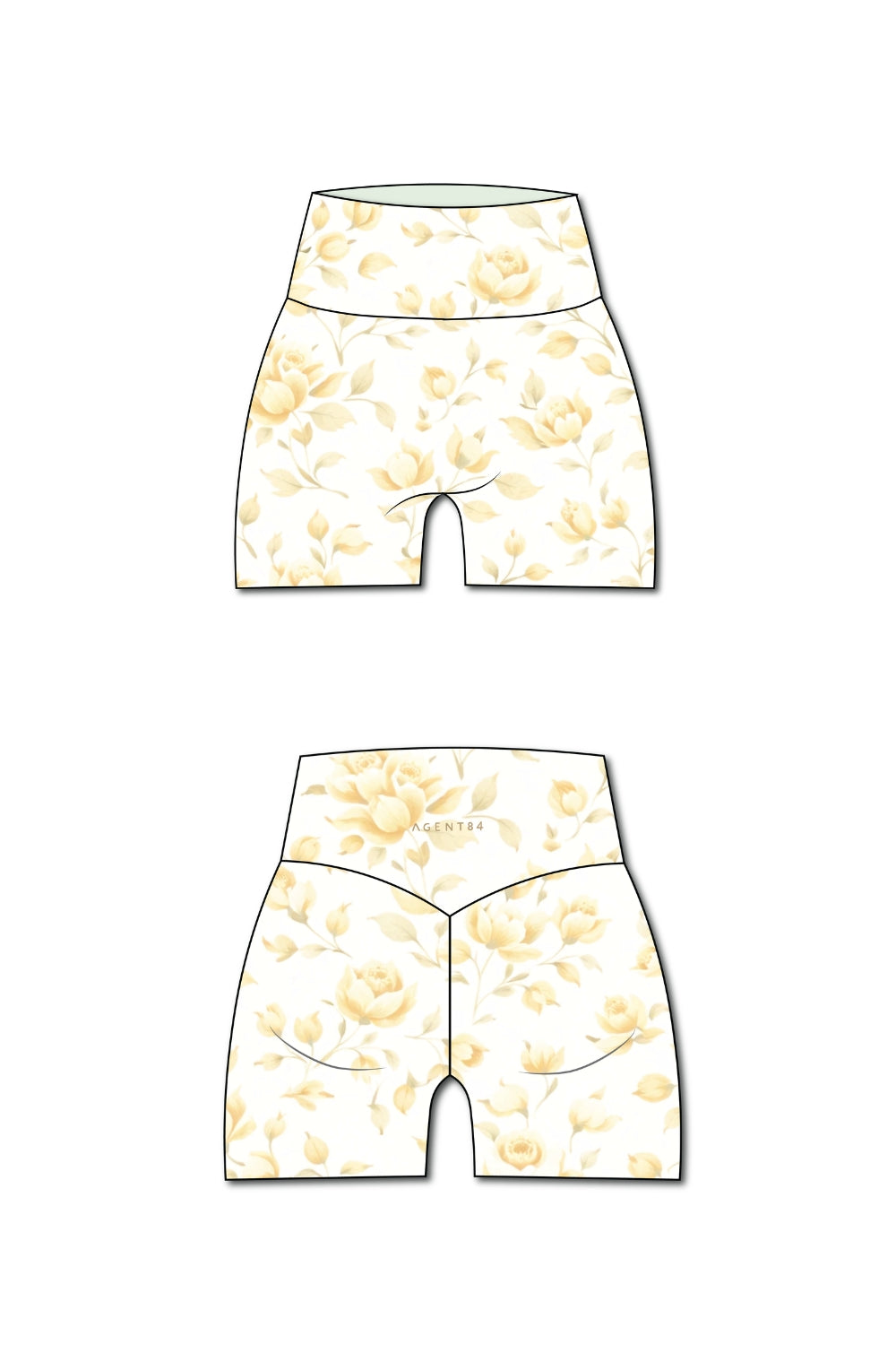 Icon Lift Short - Micro Floral