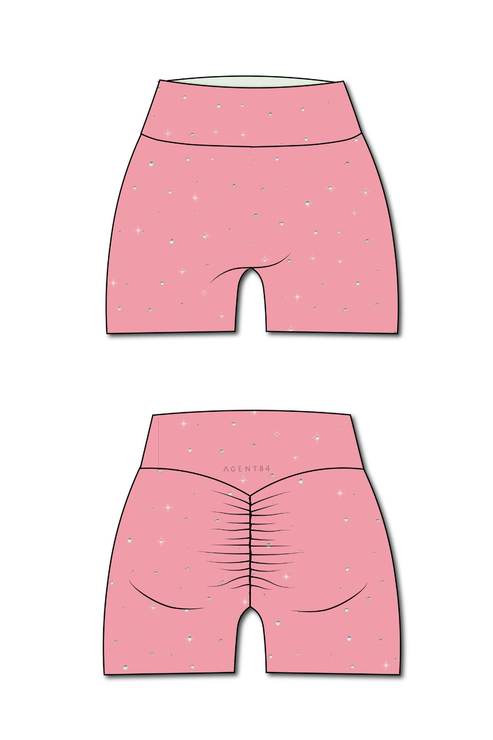 Girlfriend Lift Short - Flamingo Gem