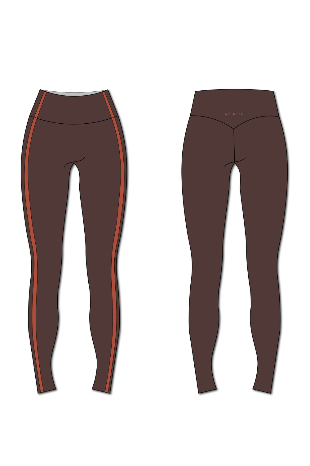 Icon Legging - Mahogany Amber