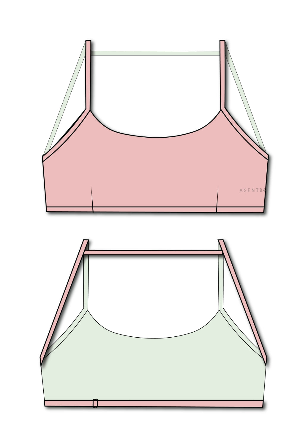 Barely There Bralette - Pink Icing