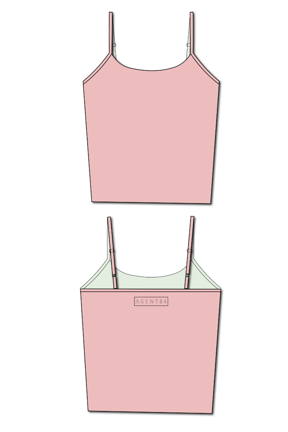 Bay Tank - Pink Icing
