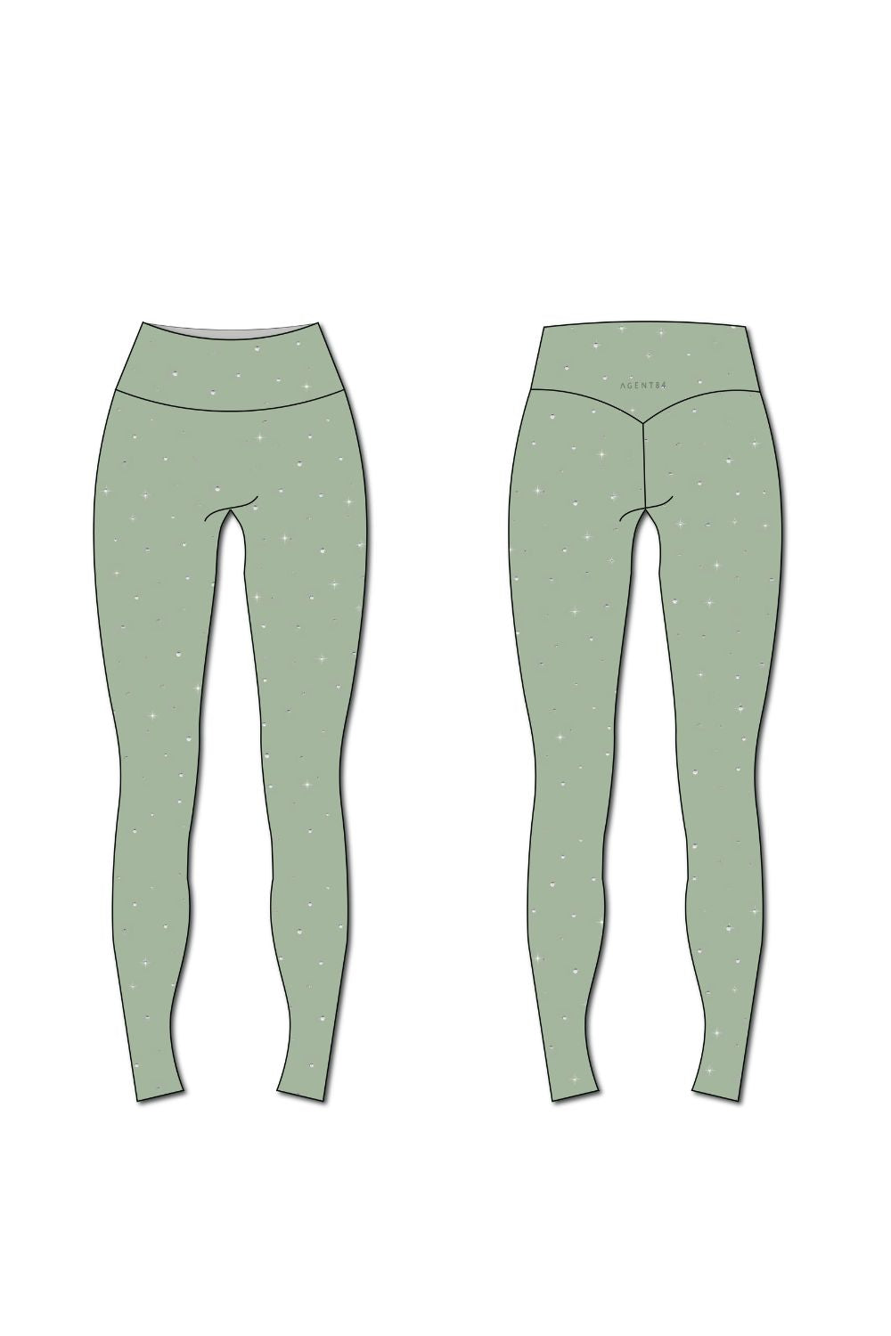 Icon Legging - Matcha Gem