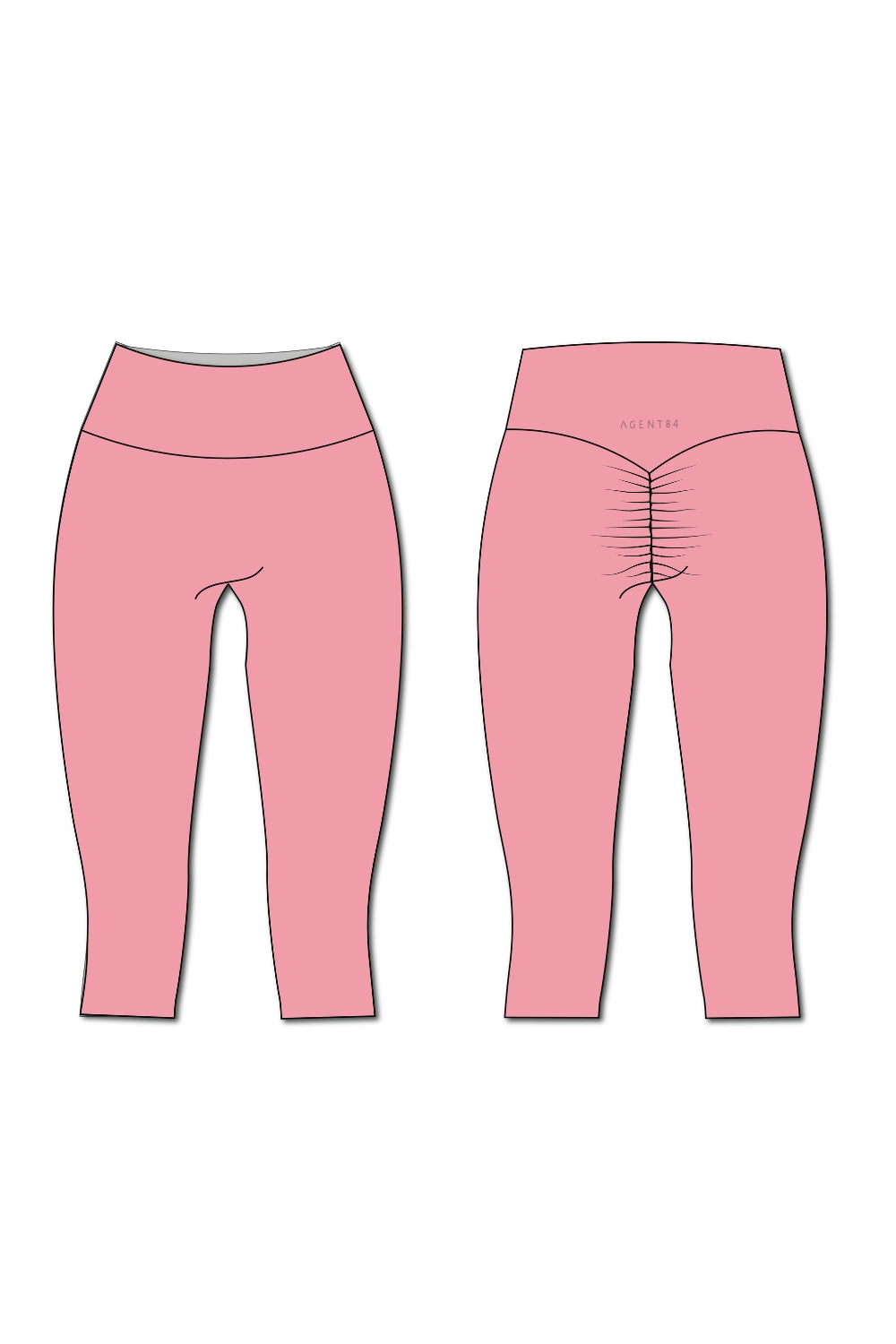Cali Icon Capri - Flamingo