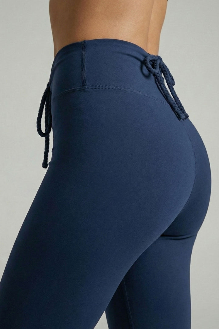 Ruched Braided Icon Legging - Twilight