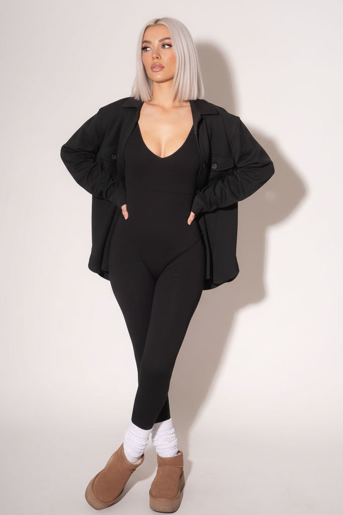 Button Down - Black