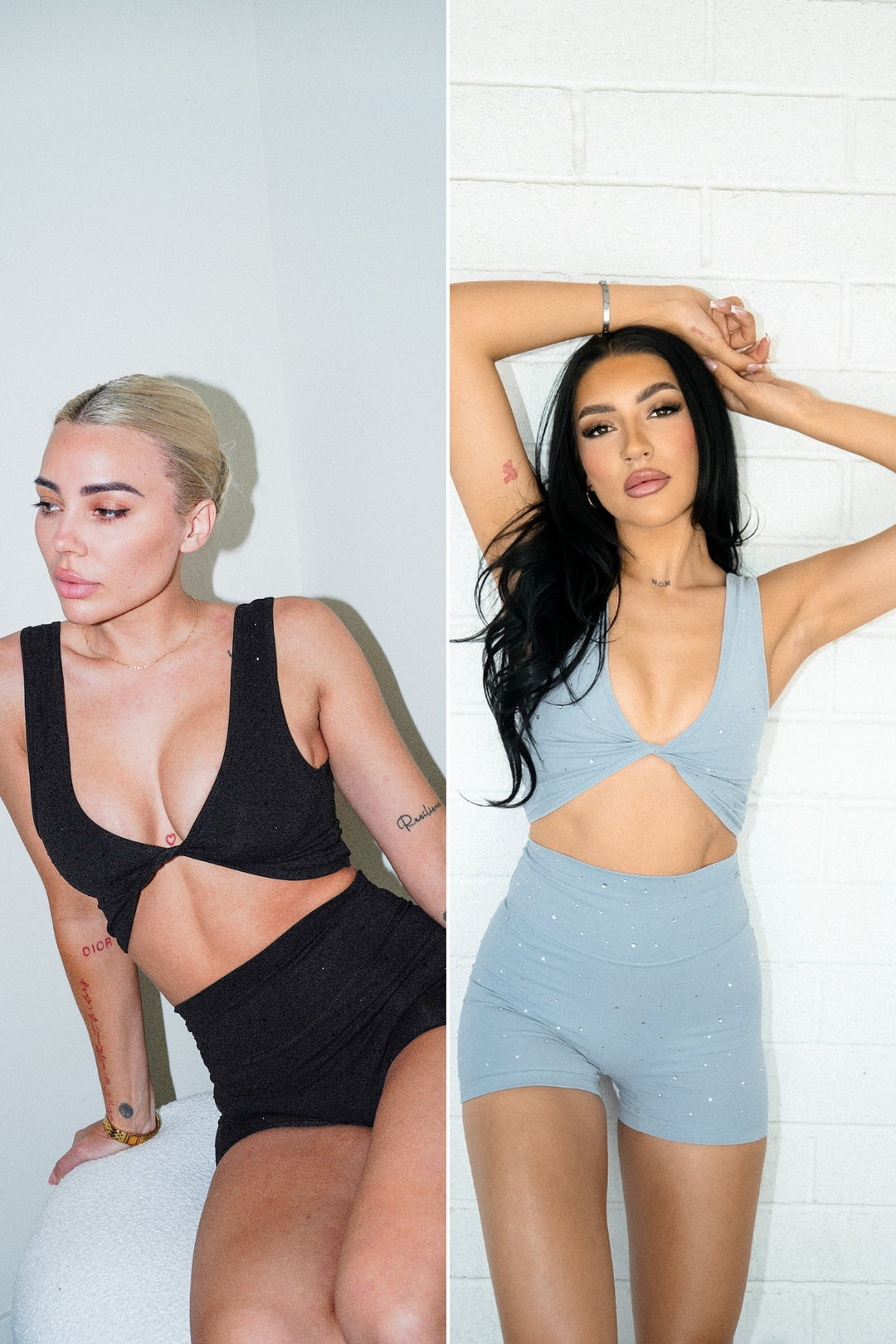 Laguna Bra 2pc Bundle - Black Gem + Opal Gem
