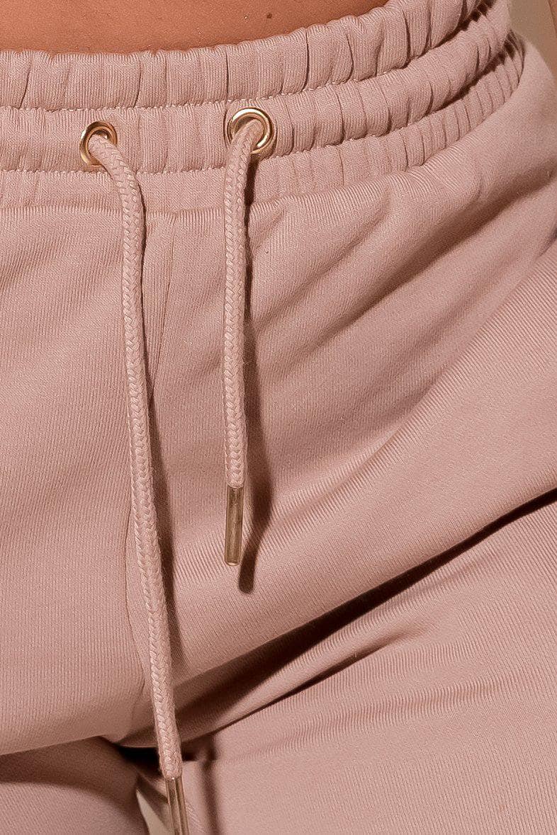 TERRY FLEECE NEWPORT BOYFRIEND SHORT - Caramel
