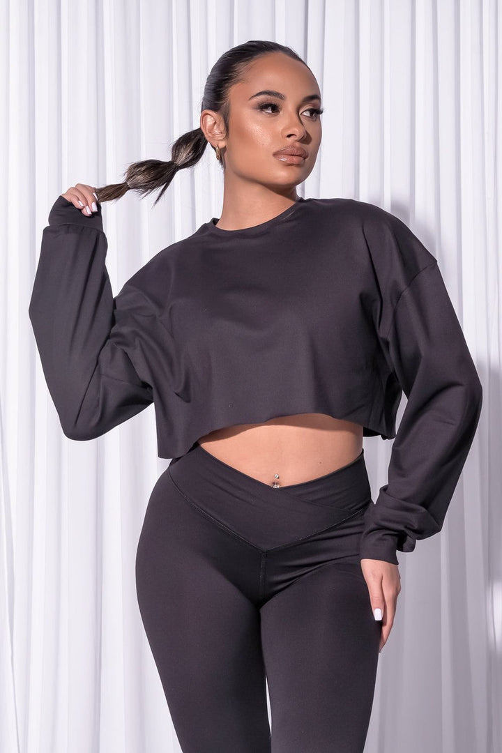 Everyday Bodega Crop - Black