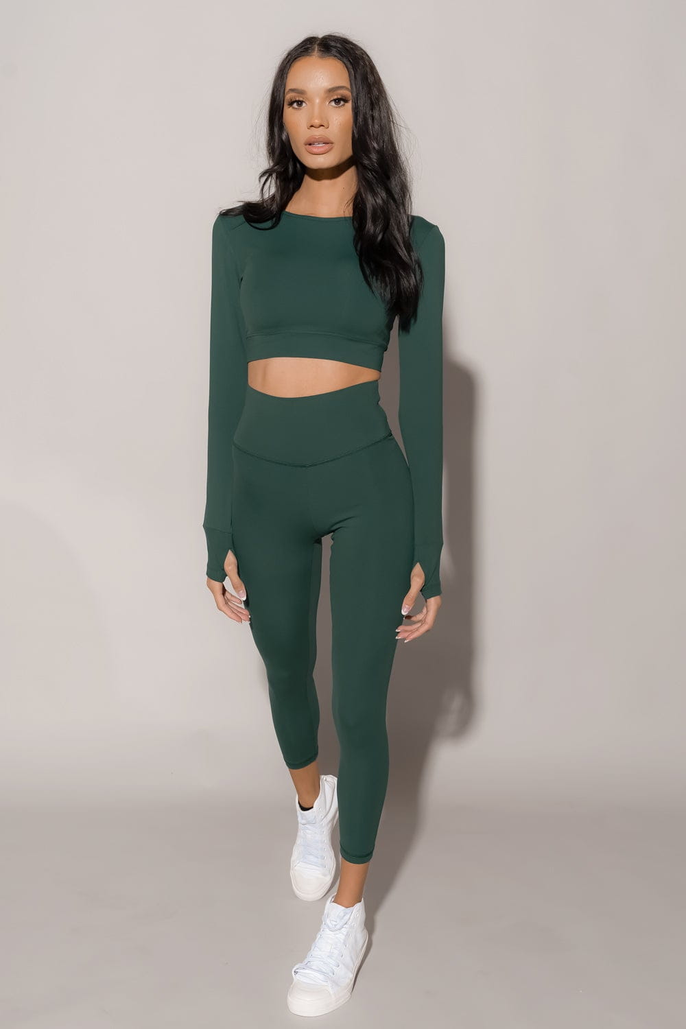 V-Booty Legging - Botanical