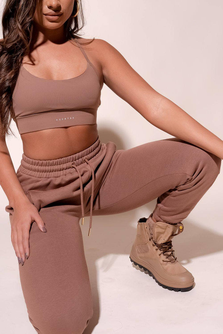 TERRY FLEECE NEWPORT JOGGER - Brownie