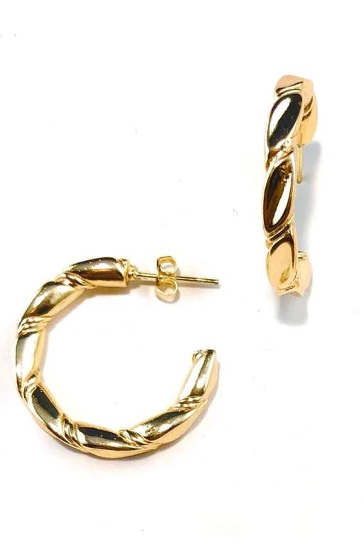 Tay Twisted Hoops